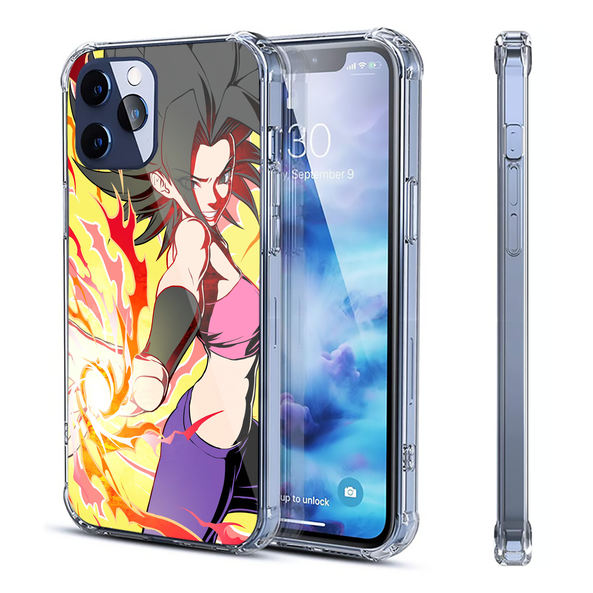 （画像用） ドラゴンボール DRAGON BALL 【iPhone 12シリーズ対応】透明スマホケース（クリアソフトケース）